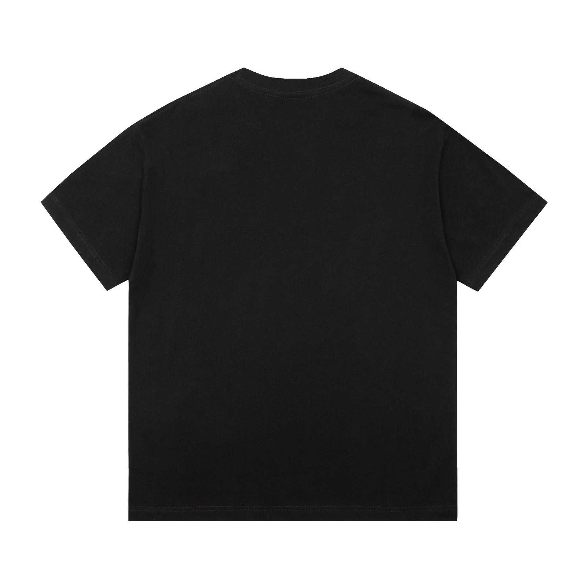 Diseñador nueva camiseta de mujer Versión correcta Clásico Básico Sólido Letra pequeña Estampado OS Camiseta de manga suelta