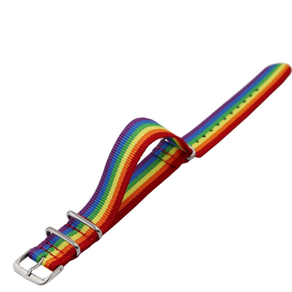 Rainbow Lesbians Gays bisessuali Braccialetti transgender donne ragazze orgoglio intrecciato Bracciale intrecciato Coppia Gioielli amicizia