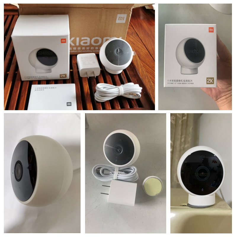 Câmera IP Xiaomi Mijia 2K 1296P WiFi Visão Noturna Monitor de Segurança do Bebê Webcam Vídeo AI Detecção Humana Vigilância Casa Inteligente