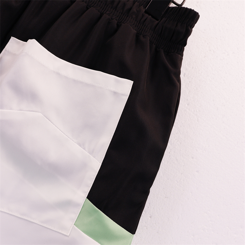 La nuova versione corretta del designer di RH High Street American fashion letter contrasto colore draw corda pantaloni retrò quarti pantaloni sportivi da basketS-XL