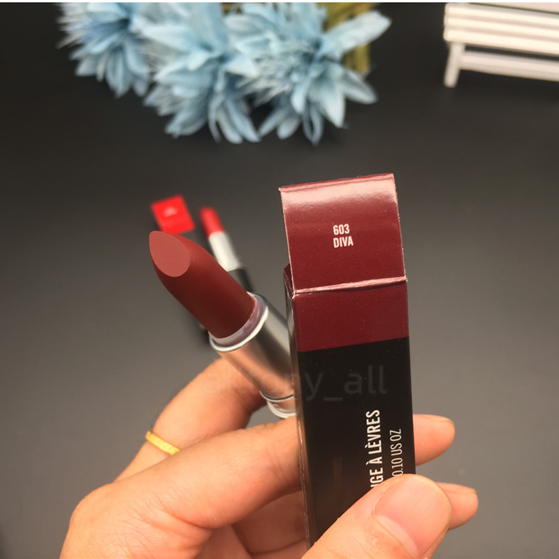 Rossetto opaco retrò di marca di alta qualità Trucco labbra rossetto impermeabile cosmetici rossetto i