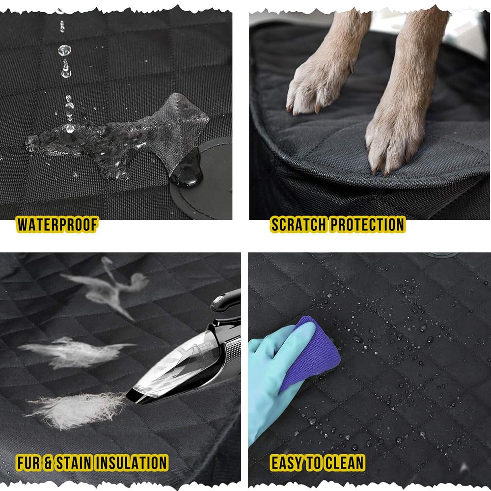 Capa de assento de carro para cães, proteção oxford à prova d'água para cães e gatos, macia, protetor de almofada para assento dianteiro, lavável, capa de carro para cães