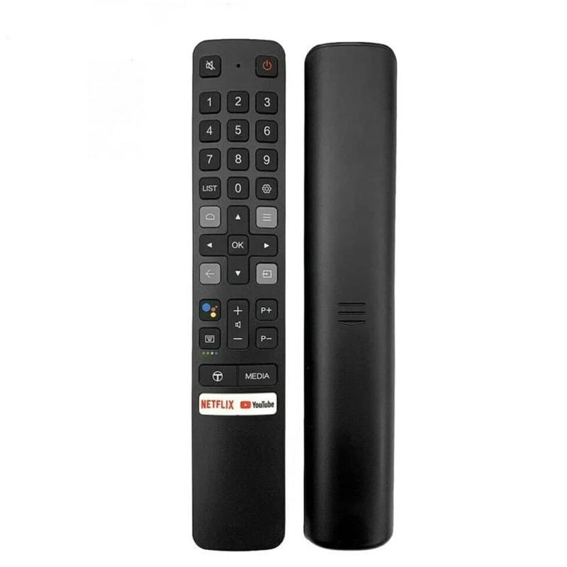 RC901V FMR1 Bluetooth Voice Remote Controlers para TCL Android 4K LED Smart TV RF com aplicativos Netflix YouTube