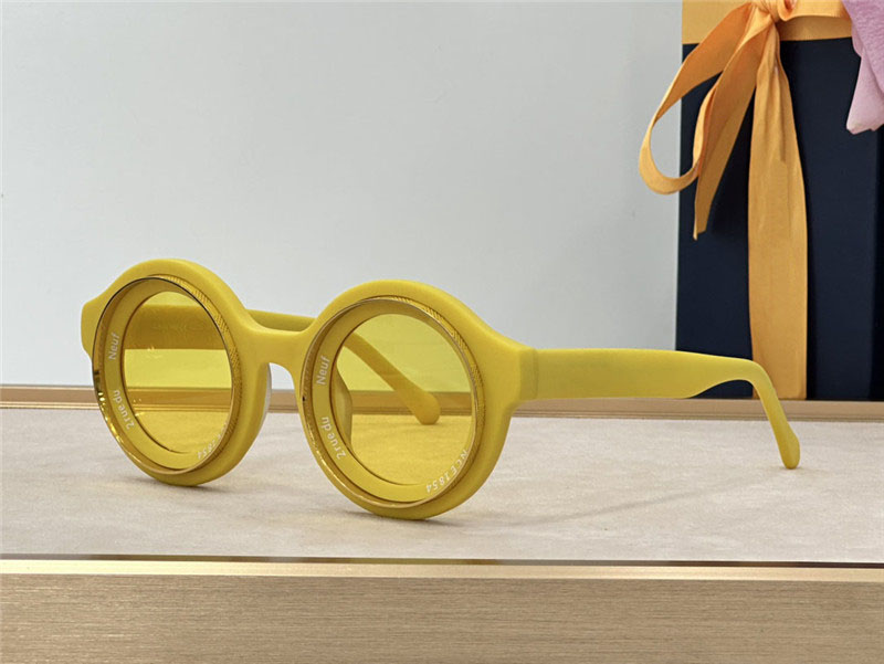 Yeni Moda Tasarımı Yuvarlak Güneş Gözlüğü Z2501 Asetat Çerçeve Avant-Garde Stil Podyum Tarzı Yüksek Son Açık UV400 Koruma Gözlükleri
