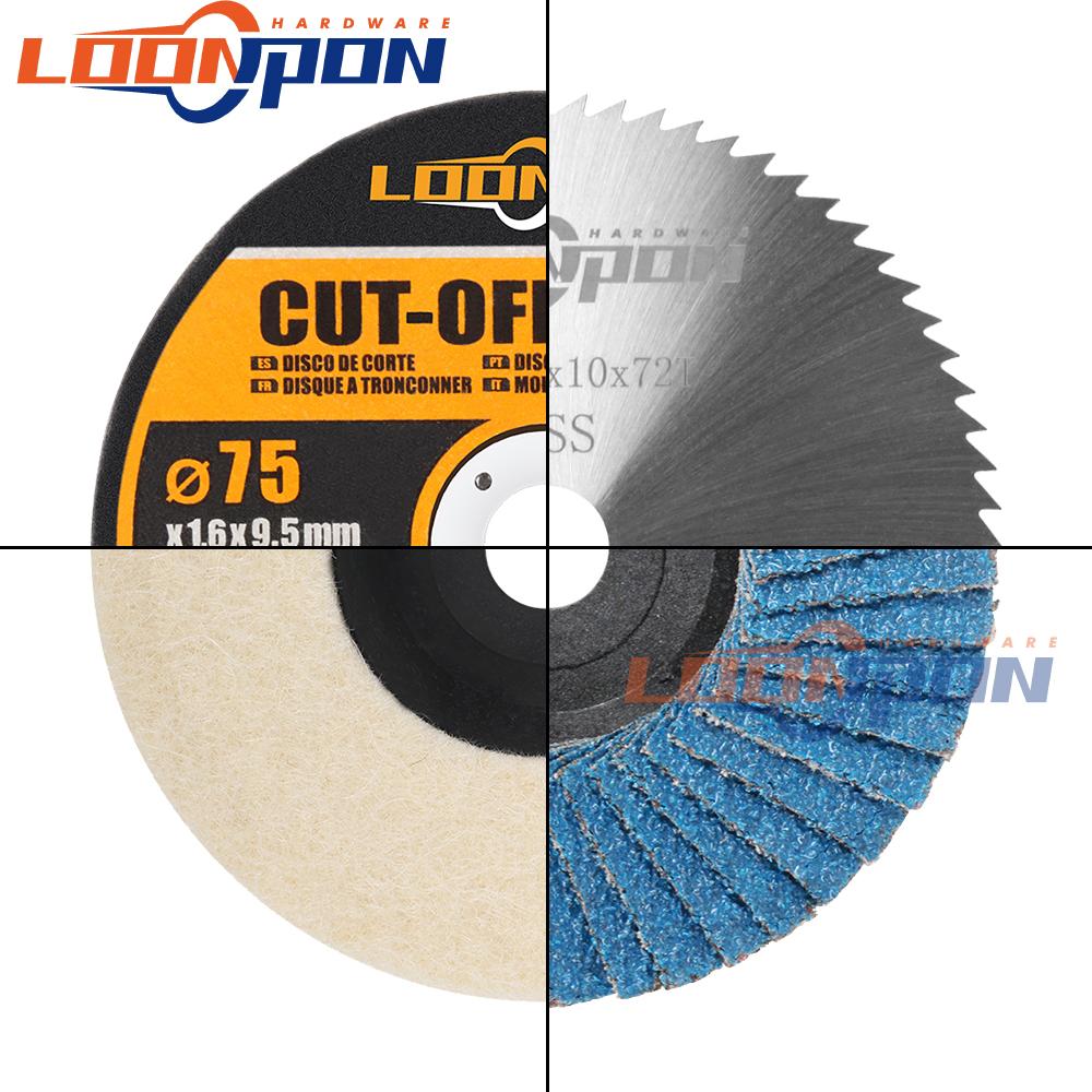 Slijpstenen 3inch Grinding Wheel Metal Cutting Disc Polishing Sheet HSS Circular Saw Blade For Mini Brushless Angle Grinder 75mm