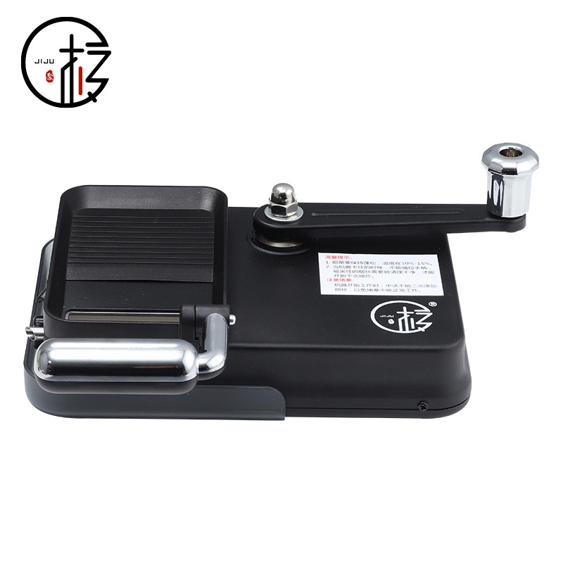 New 6.5mm 8.0mm Manual Cigarette Rolling Machine Desktop Push-pull Tobacco Metal Filler Injector Roller Filling Maker Smoking Making with Tray Cigarettes Black