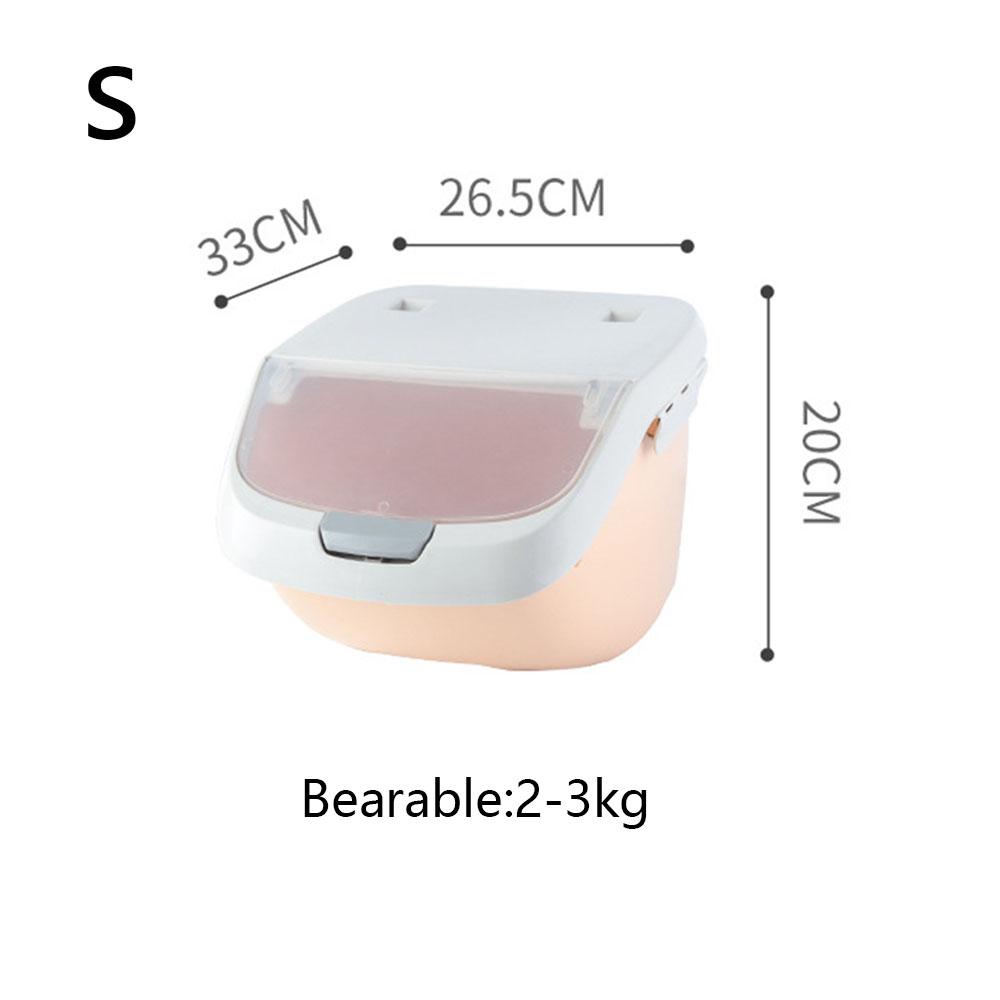 Feeding Plastic Pet Dog Feeder Storage Food Container Mildew AntiOxidation Large Capacity Storage Fresh Box Food Container Dog Bucket