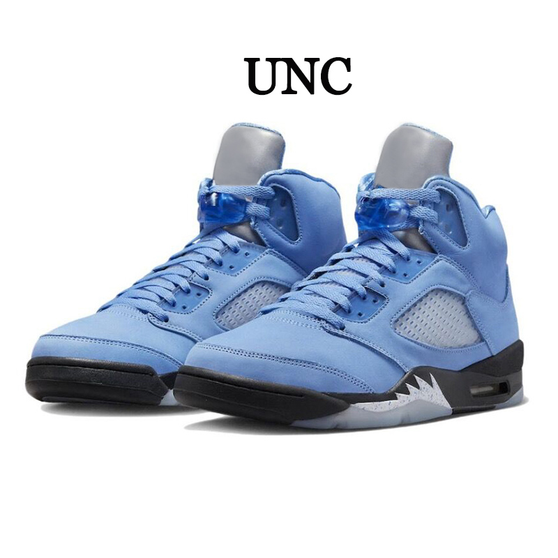 Jumpman 5 Men Basketball Shoes 5s Jade Horizon Bluebird the Racer Blue White x Sail Raging Red Black Metallic 23 Unc Oreo Sports Shealers Trainers 40-47