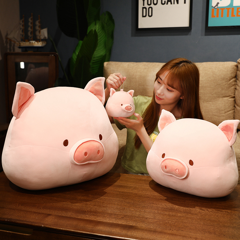 15/40/60 cm Kawaii dessin animé cochon en peluche coussin poupées en peluche cochon jouet Animal doux oreiller pour enfants bébé réconfortant cadeaux d'anniversaire LA628