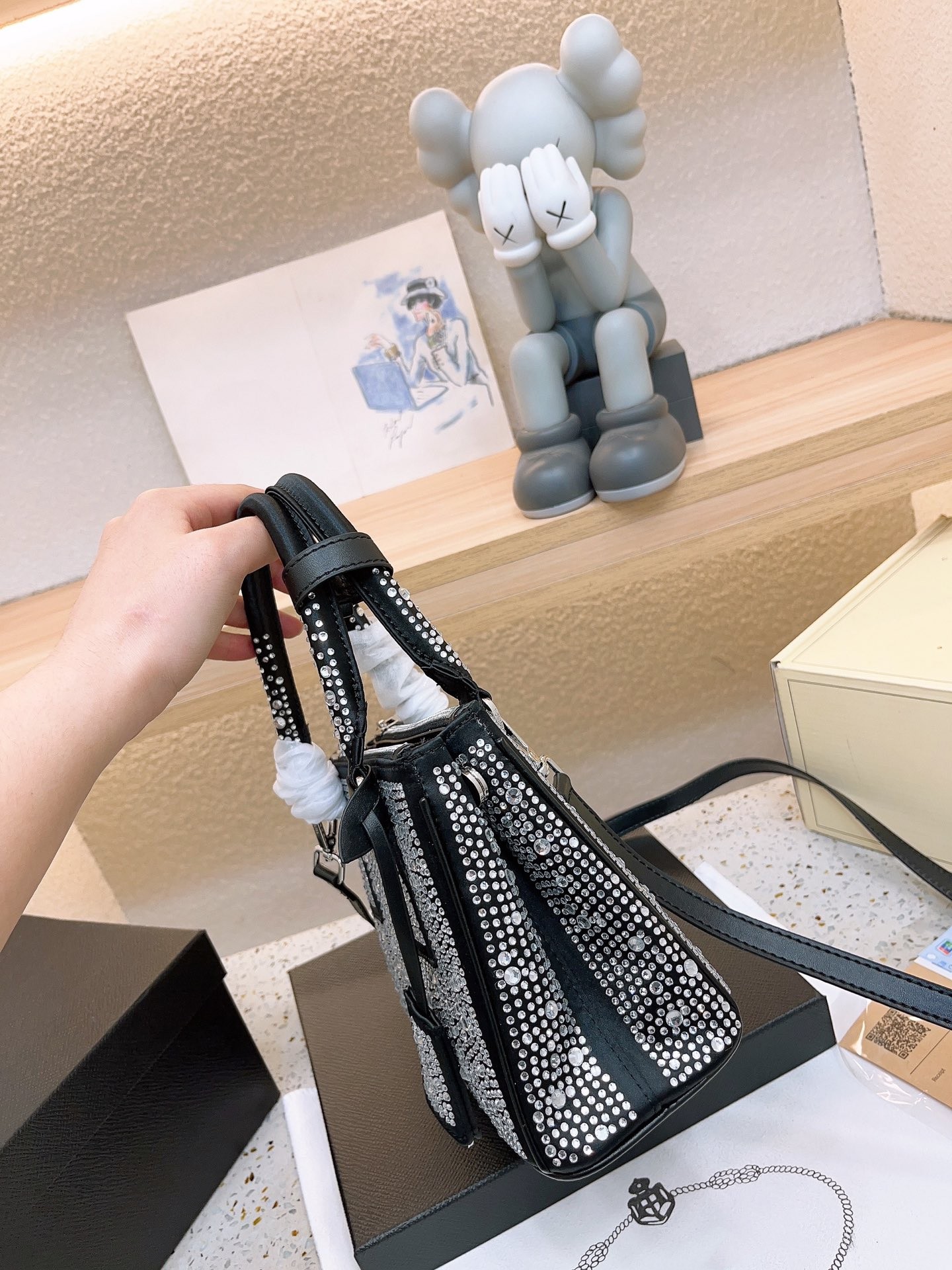 Frauen Taschen Voll Diamond Blast Crystal Killer Bag Hobo Handtasche Totes Mode Shopping Satchels Crossbody Messenger Taschen Luxus Designer Geldbörse Brieftasche Rucksack