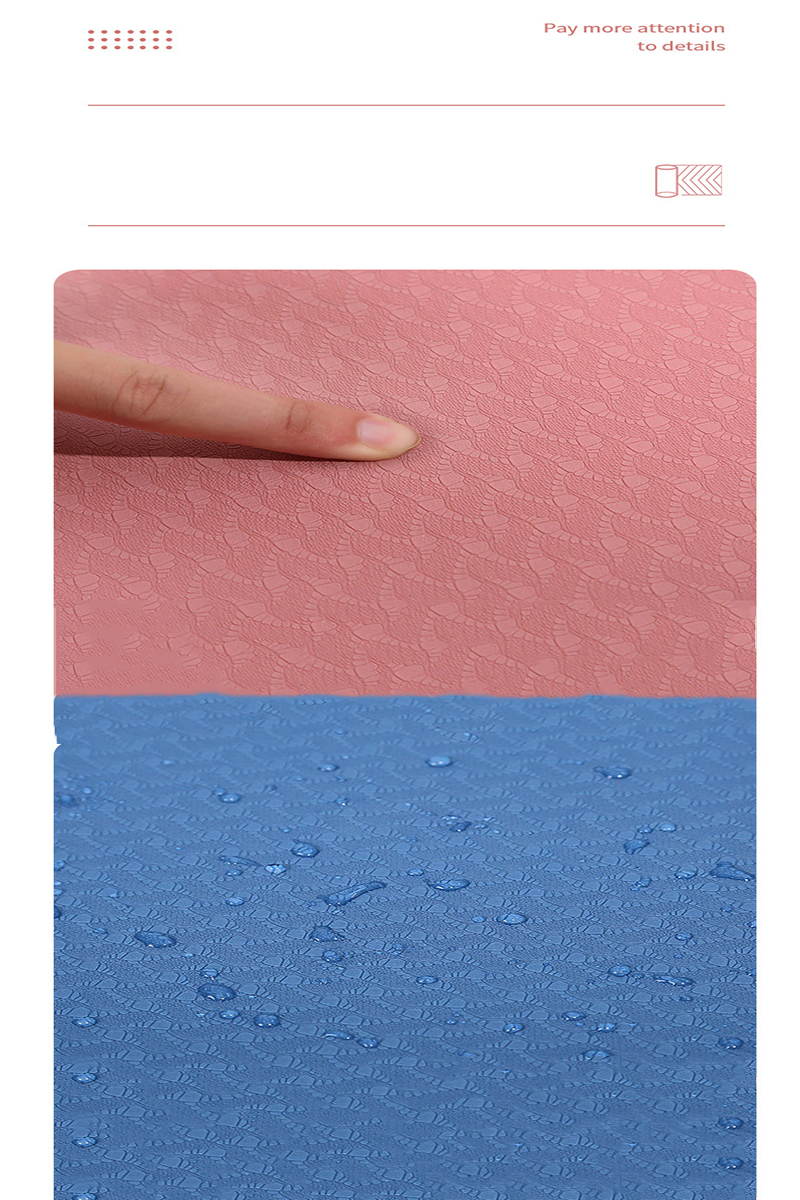 6 -миллиметровый коврик для йоги для домашней тренировки без скольжения