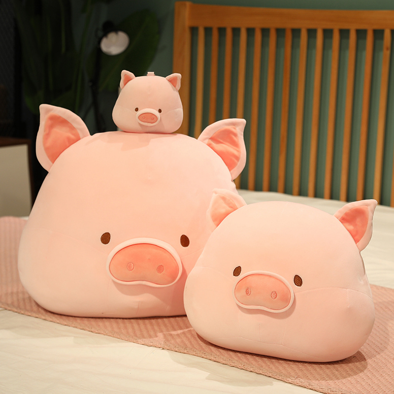 15/40/60 cm Kawaii dessin animé cochon en peluche coussin poupées en peluche cochon jouet Animal doux oreiller pour enfants bébé réconfortant cadeaux d'anniversaire LA628