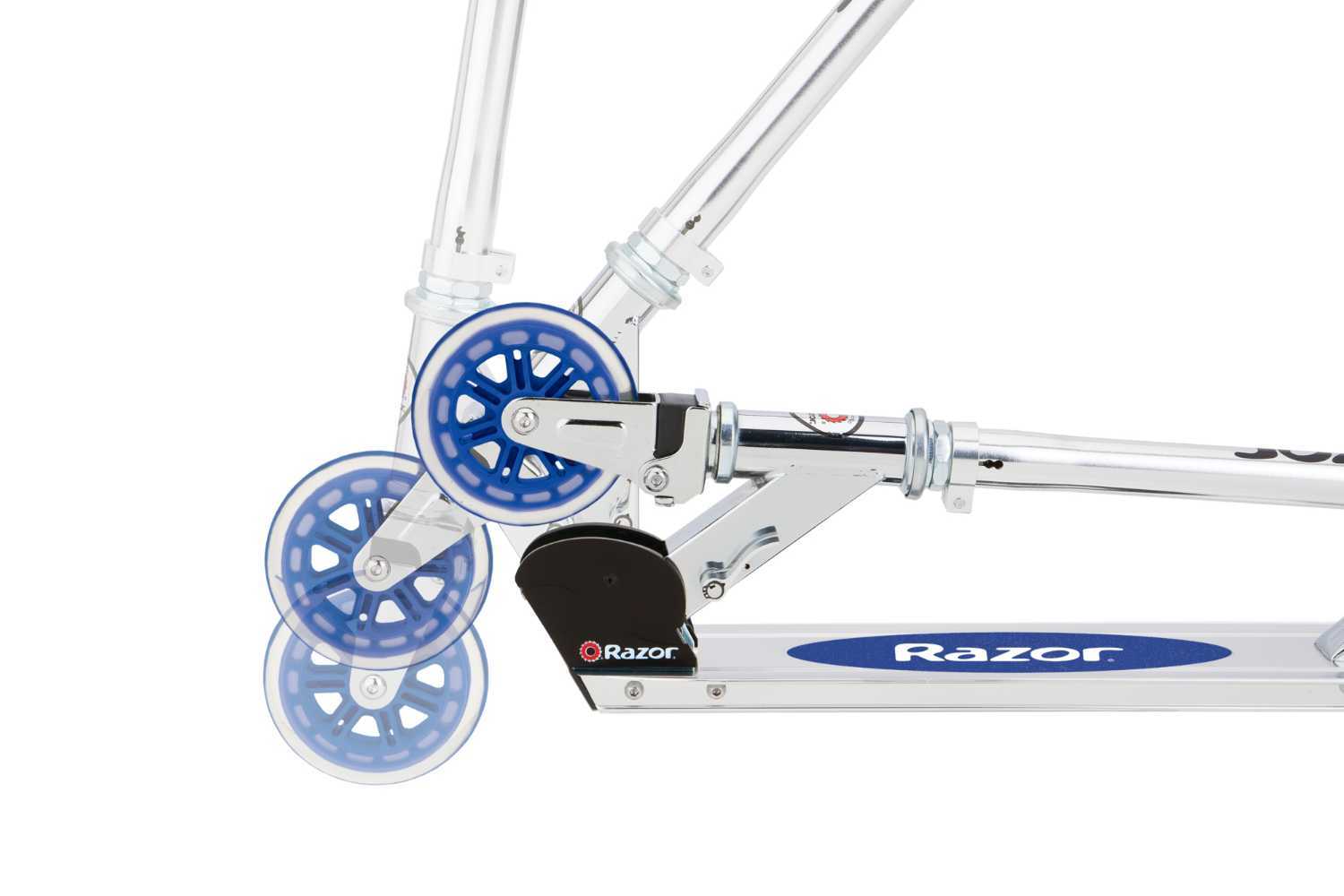 Kick Scooters A3 Kick Scooter for Kids - Larger Wheels Front Suspension Wheelie Bar Lightweight Foldable and Adjustable Handlebars Unisex