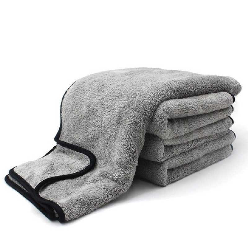 New Car Wash Towel Microfiber Towel 75x35cm Thick Plush Car Care Detailing Super Absorption Vehical Whole Body Car Wash Accessories