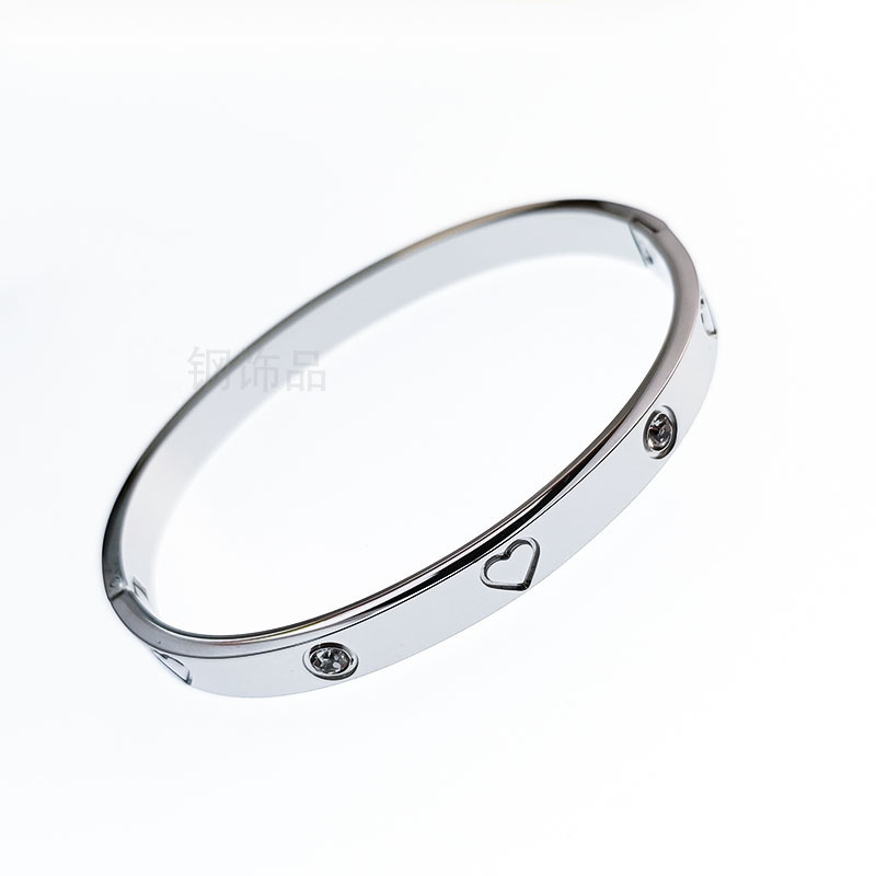 Luxe Armband Voor Vrouwen Mode Mannen Diamanten Hand Armbanden Sieraden Designer Voor Vrouwen Paar Titanium Stalen Armband SYXG483