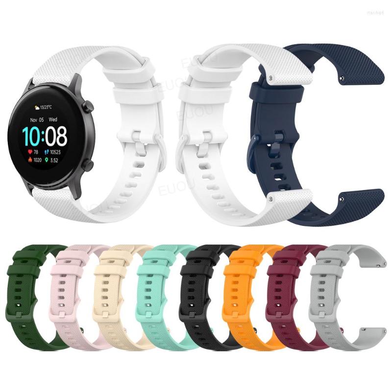 Bandas de reloj Bandilla de silicona para Umidigi Uwatch 3s 2s Watchband Bracelet UWatch2 Urun S Strap Strap Muñeco Accesorios de reemplazo