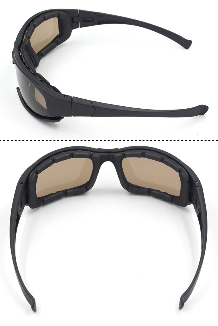 屋外の風の眼鏡、フロントガラス、バイクに乗って偏光メガネ、近視用の戦術的なゴーグル、CS戦術メガネが利用可能