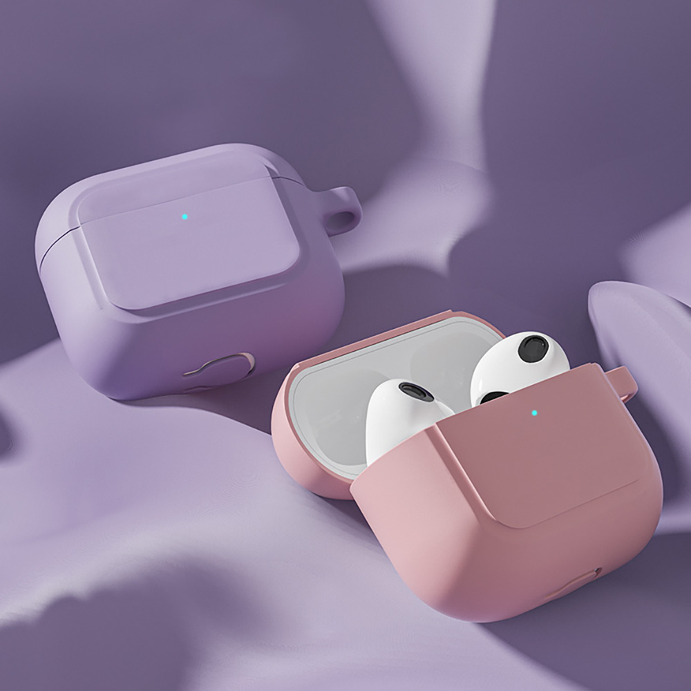 Apple Airpods 3のソフトTPUケース3ショックプルーフカバーアンチロストスクラッチプルーフサポートワイヤレス充電