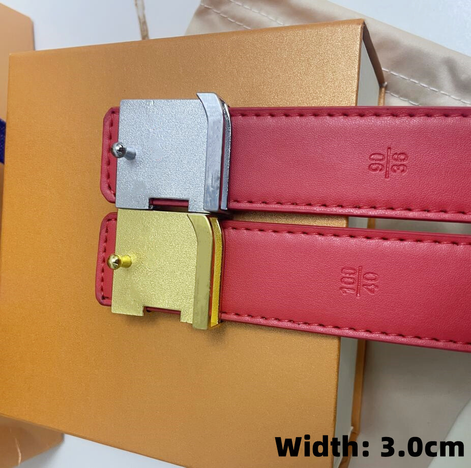 Designer Women Width 30mm fashion buckle genuine leather belt 20 Styles Highly Quality with Box belts AAA2088A241Y