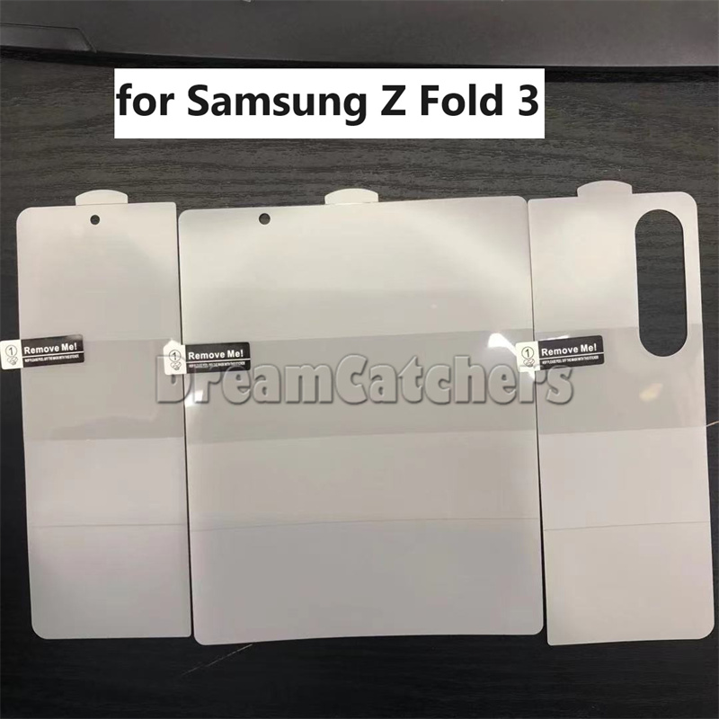 Filme de hidrogel de cobertura completa curva 3D frontal e traseira TPU Soft Light Ultrafino High Clear Protetor de tela móvel para Samsung Galaxy Z Fold 4 Flip 4 3 2 1 Preço de fábrica