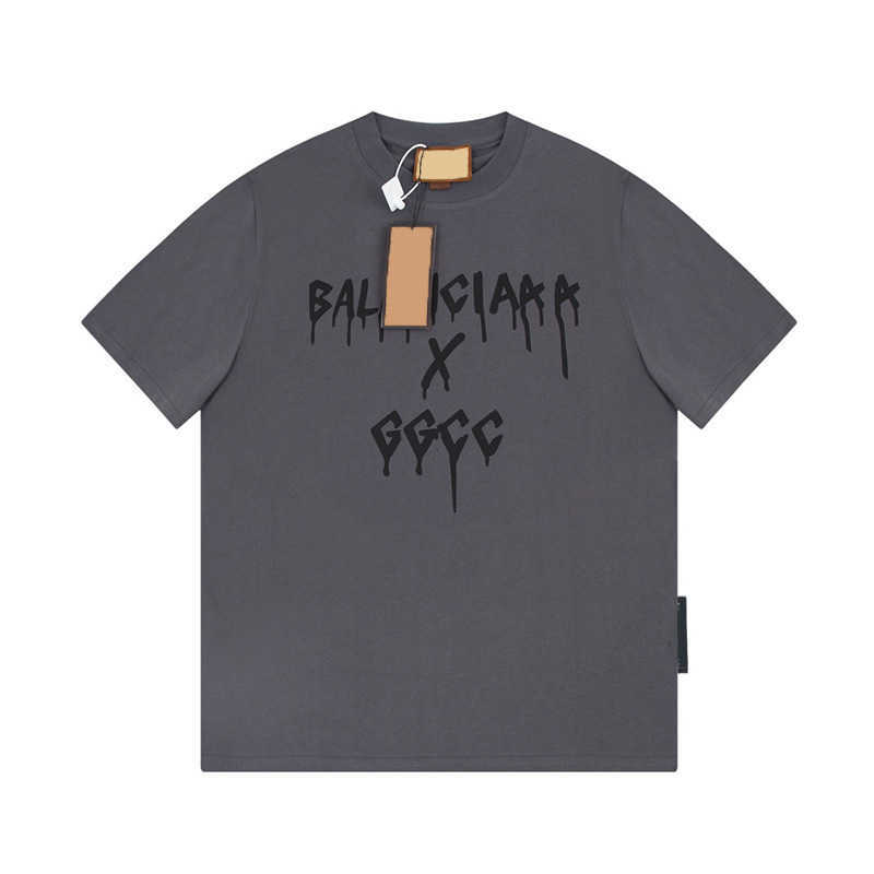 2023 Yeni Kadınlar Yüksek Kaliteli Tişört Gömlek Edition Family CO markalı grafiti püsküllü mektup kol unisex t-shirt