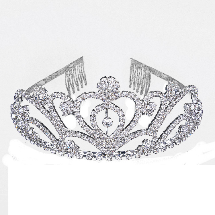 Coiffes grand amour mariée couronne de mariage accessoires de robe de mariée plaque de banquet accessoires de cheveux