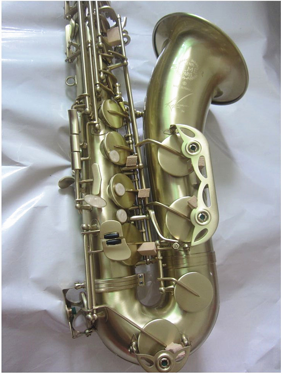 الجودة المهنية BB Tenor Saxophone STS-R54 النحاس الأداة النحاس العتي