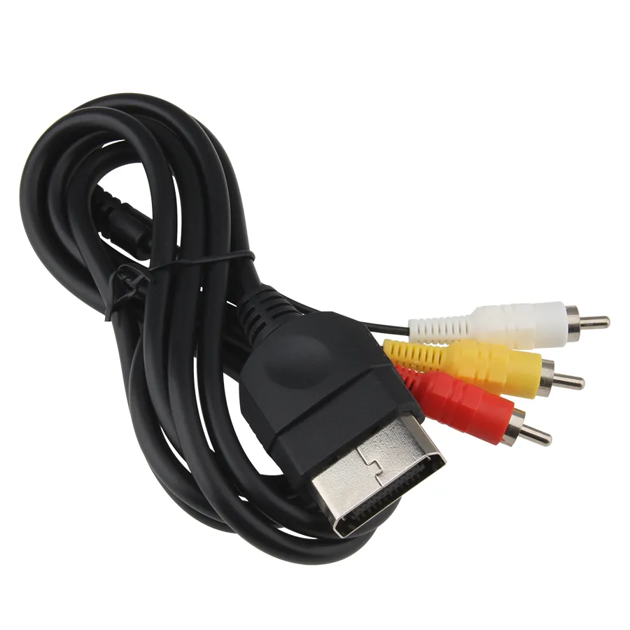 24p 1.8m 6ft AV Audio Video Composite Cable RCA Cable Coll Cord Converter for Xbox 1st Gen