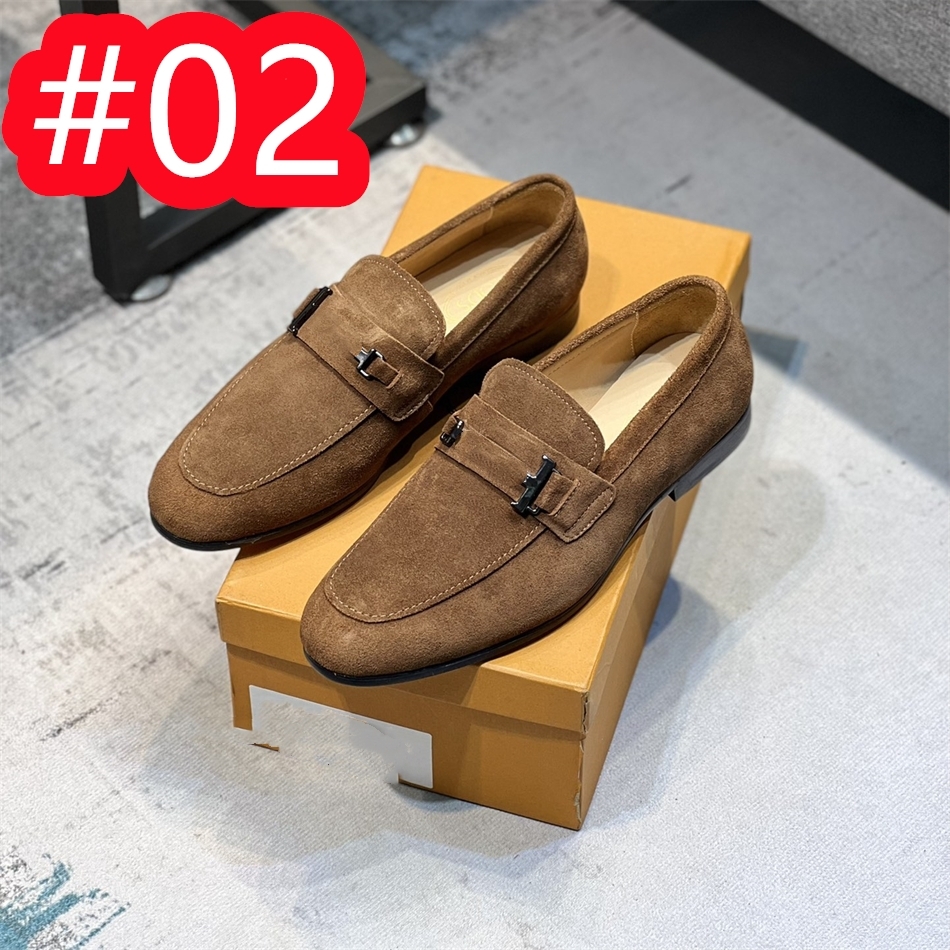 21 Model Designer Luxurious Men's Dress Business Shoe Men Flats Loafers Fashion Party And Wedding Handmade High Quality Men Banquet catwalk Casual Shoes Big Size 38-45