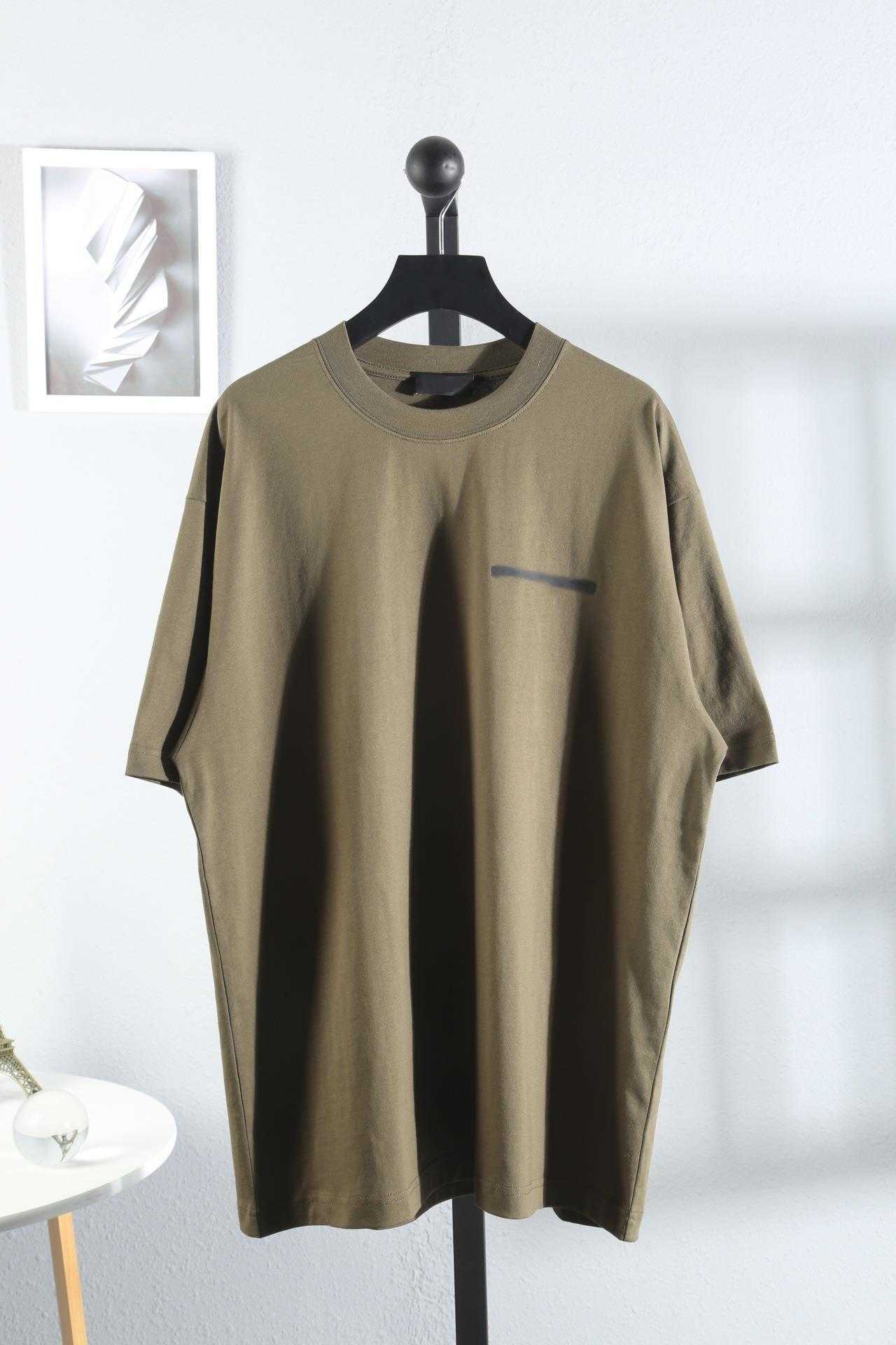 Designer Kvinnokläder 20% RABATT Högutgåva Engelska brev SEAL 1917 Löst fit Spring/Summer Sleeve T-shirt