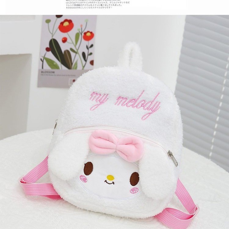 Sac pour enfants 2023 New Cute Plush Melody Doll Sac à dos Sac sortant