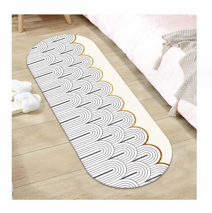 Halılar 60x160cm Tasarımcı Koridor Paspasları Kapı Mat Antislip Banyo Halıları Emme Su Mutfak Oturma Odası Yatak Odası Lüks Ploakroom Dro DHMLB