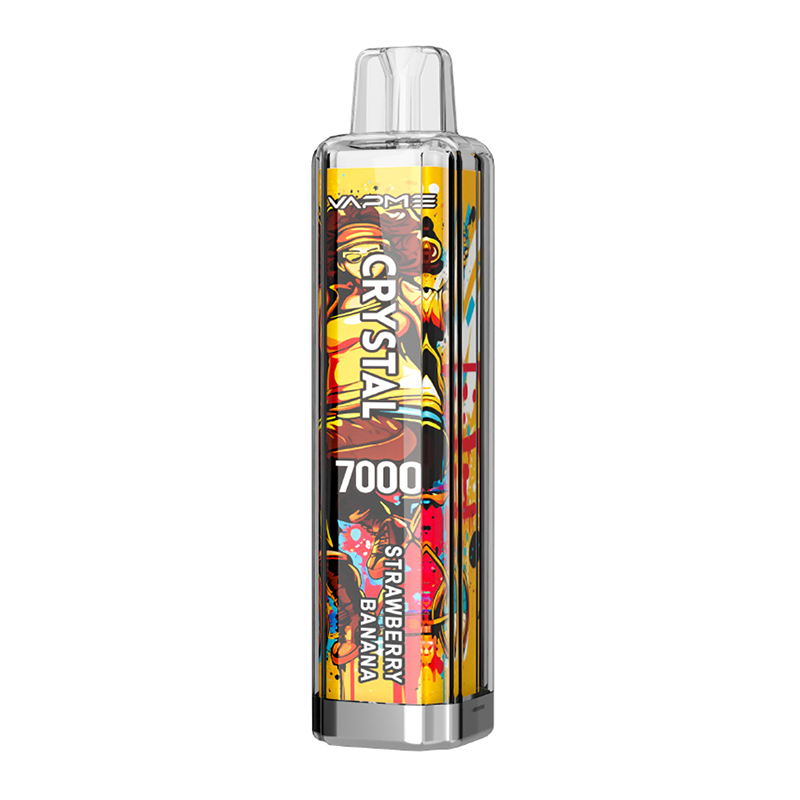 Originele VAPME Crystal 7000 Rookwolken E Sigaretten Bladerdeeg 7K 14ml Voorgevulde Karren 650mAh Oplaadbare Batterij Wegwerp vape Pen