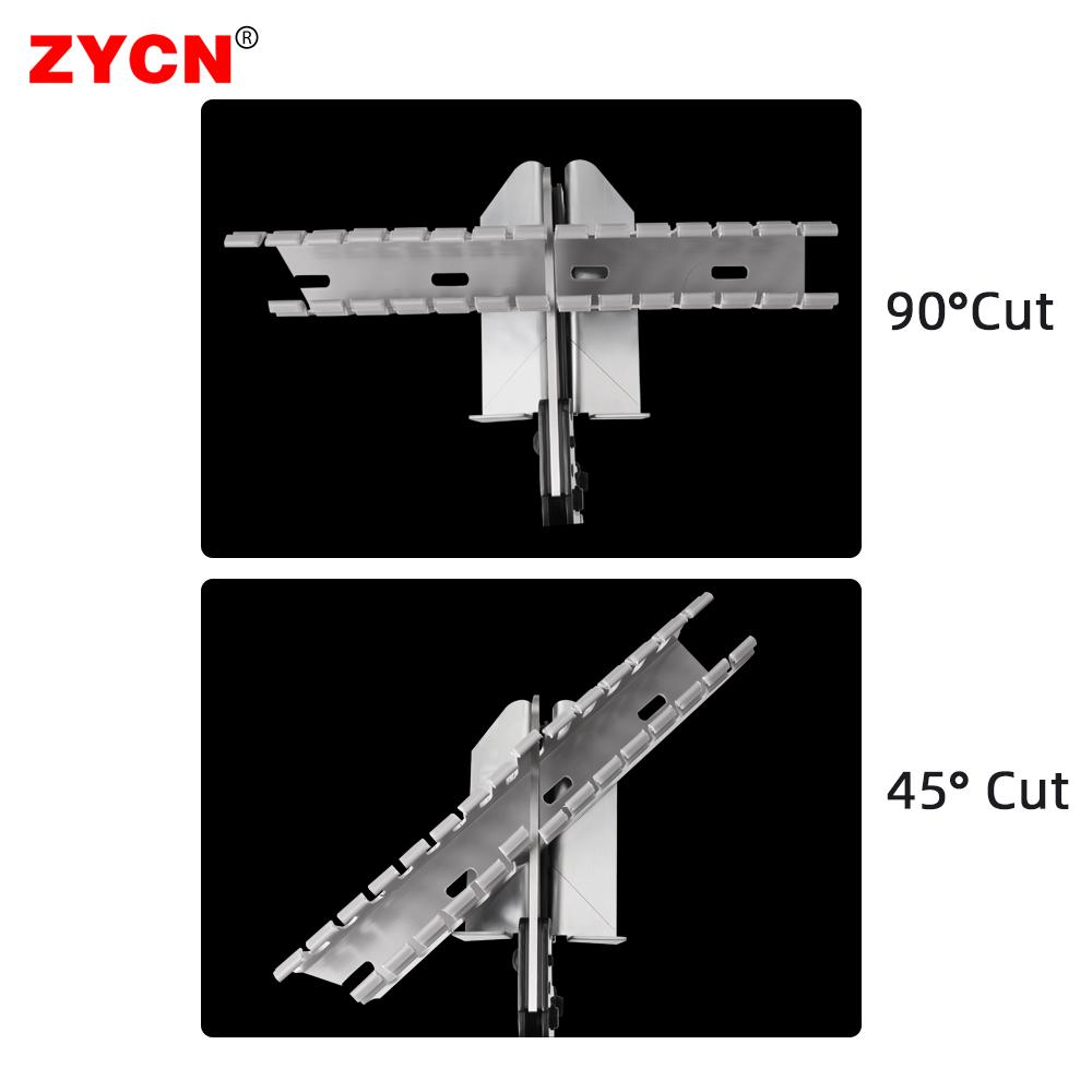 Tang PVC Wire Stripper Clamp Plastic Trunking Shear Adjustable Stripping Length Trim Cable Cutting Terminal 4590° VSJ110XC Scissors