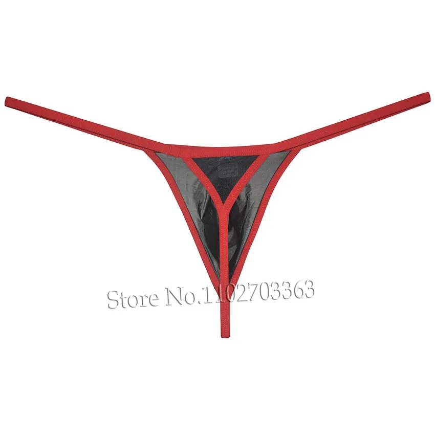 Men Glass Yarn Pouch Thong Sheer G-string Underwear Micro Hipster Biniding Bikini Ropa Hombre Tangas T-back Pants