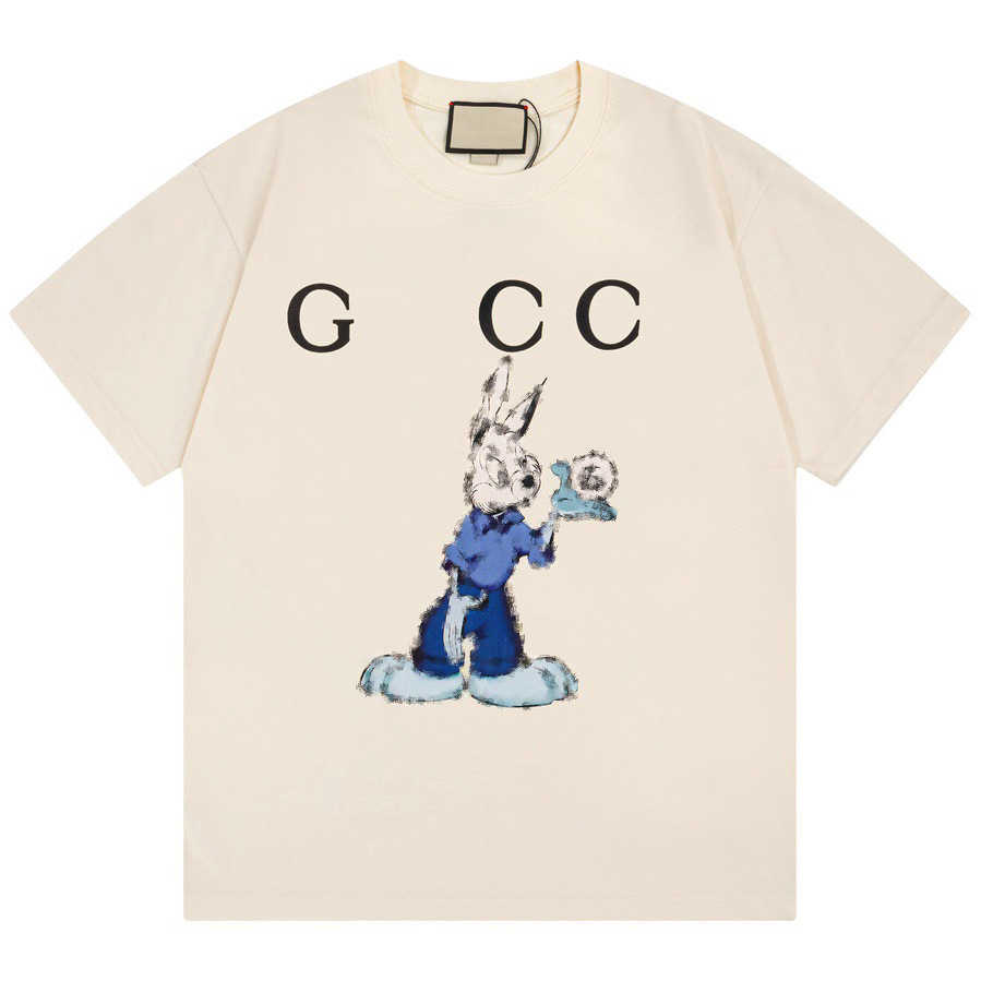 20％オフデザイナーレディースTシャツは、オリジナルの品質バージョンのマーケットチャオパイクラシック漫画の男性リラックスした袖ティーを区別します