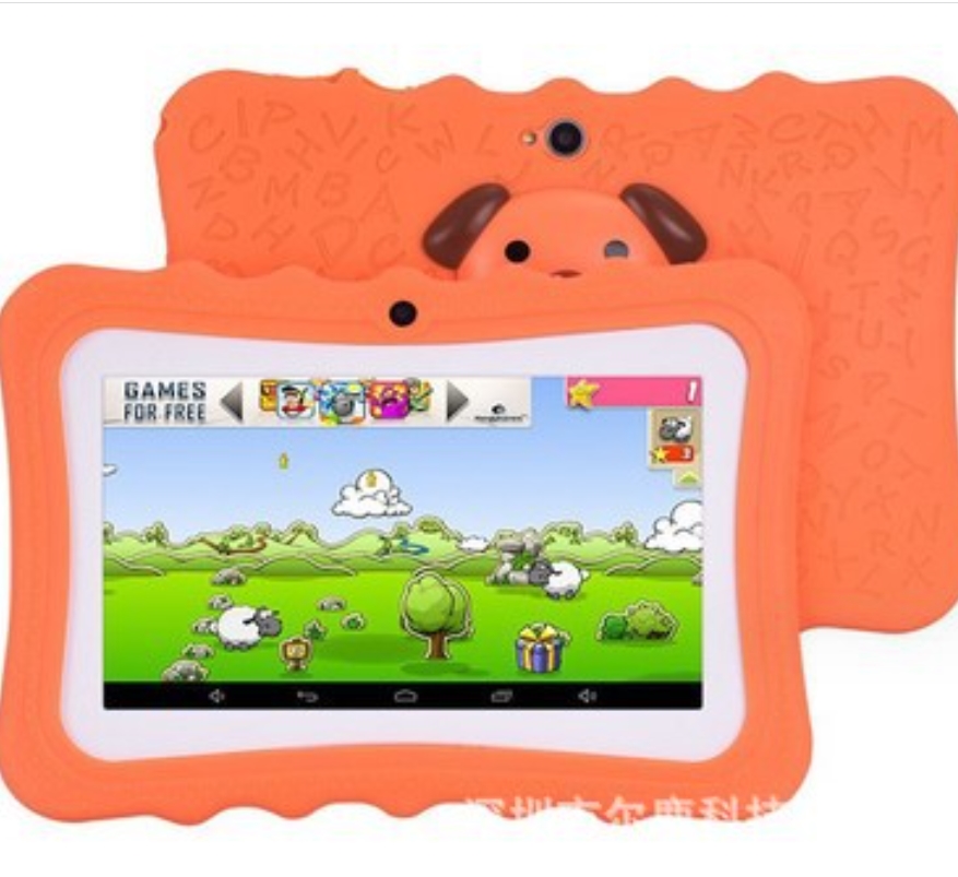 Tablette Pc Cwowdefu 7 pouces tablettes pour enfants Android 12 Quad Core Wifi6 apprentissage pour les enfants en bas âge avec application