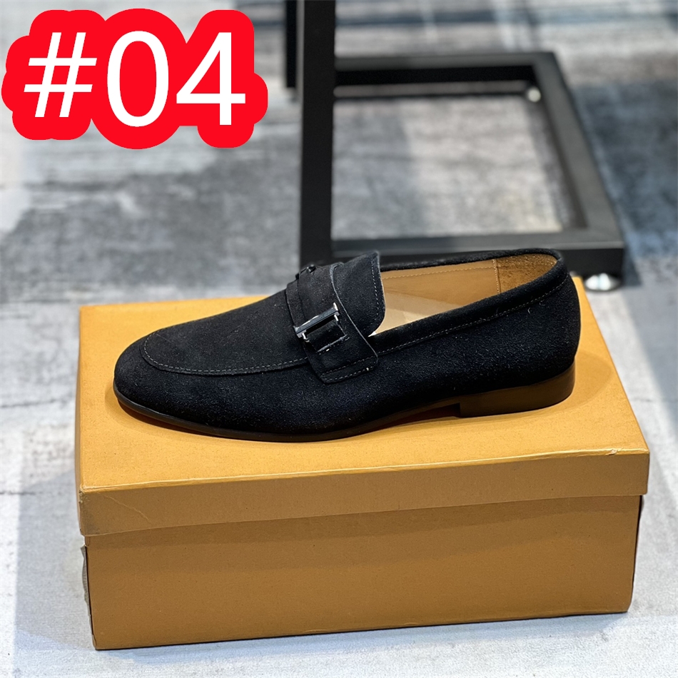 10 Model Men's Wygodne modne luksusowe luksusowe buty z prawdziwą skórzanymi butami codzienne mokasyny biznesowe buty formalne poślizg na designerskich mężczyznach sukienka buty obuwie