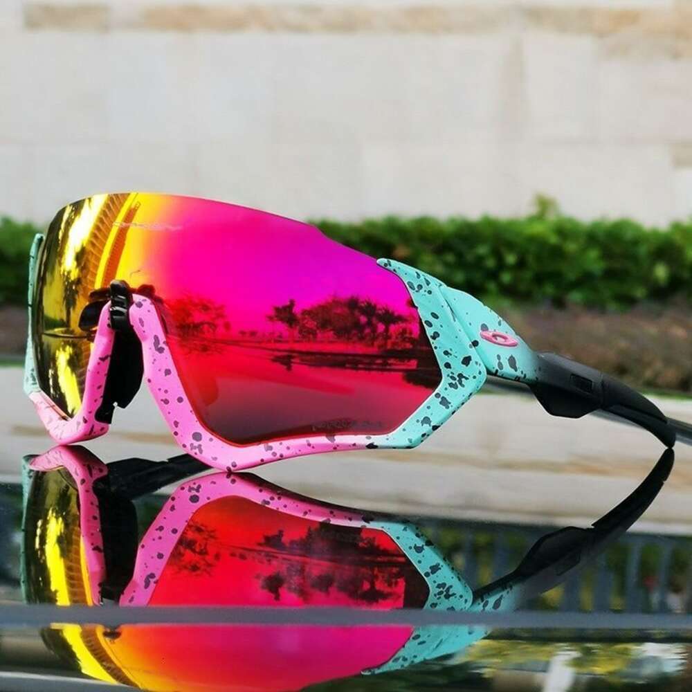 Lunettes de soleil pour hommes Designers OJ 9401 Lunettes de cyclisme à trois lentilles, lunettes de soleil de sport polarisées en plein air, lunettes de sable coupe-vent