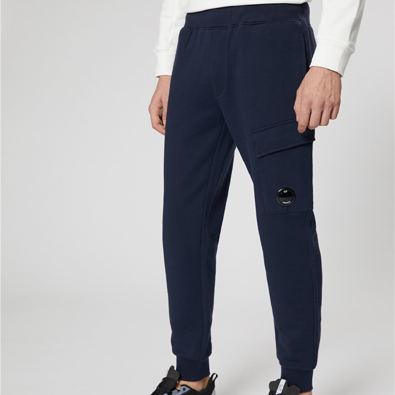 Novo designer tático cp calças para homens marca de moda ao ar livre empresa uma lente bolso sweatpant calças luxo