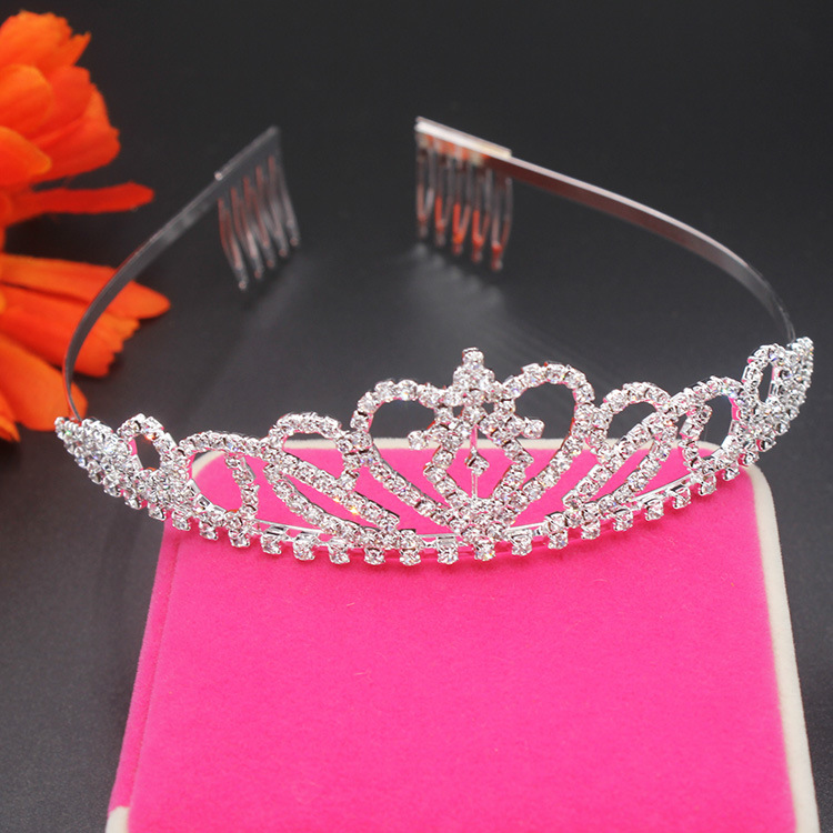 Bride Jewelry Crown Hair Paspon nagłówek nagłówkowy opaska do włosów