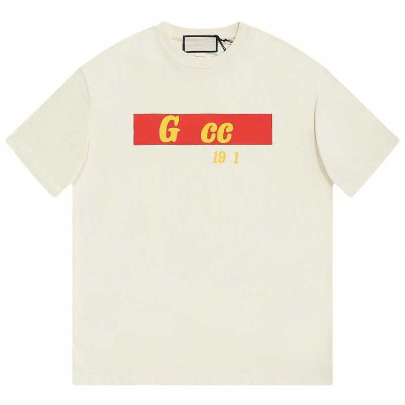 Designer-neues Frauen-T-Shirt High Edition 23 Sommer-Korean-Paar-passendes Rundhals-loses entspanntes Hülsen-T-Shirt
