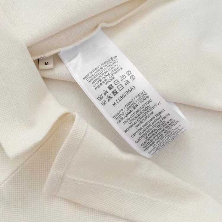 Designer de luxo feminino camiseta de camisa correto de roupas de manga T- Nível de versão do teto de pólo comercial