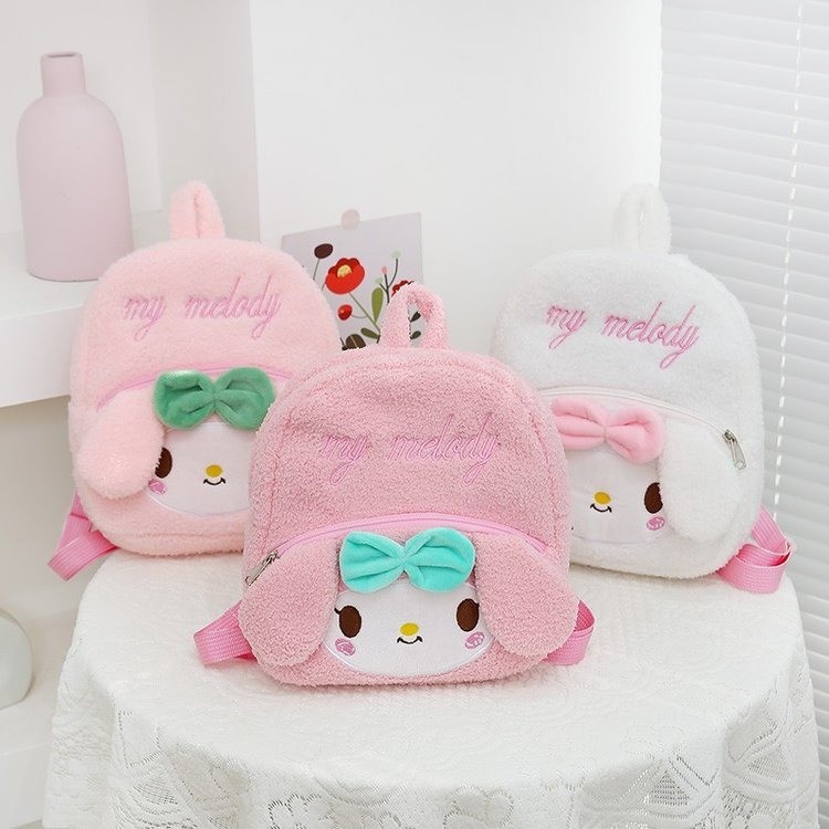 Sac pour enfants 2023 New Cute Plush Melody Doll Sac à dos Sac sortant