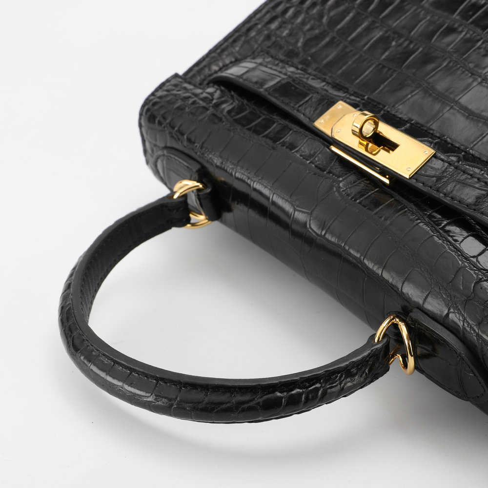 Kailys – sac à main en cuir véritable pour femmes, sac de styliste en peau de Crocodile, tendance, ventre, nouvelle collection 2024
