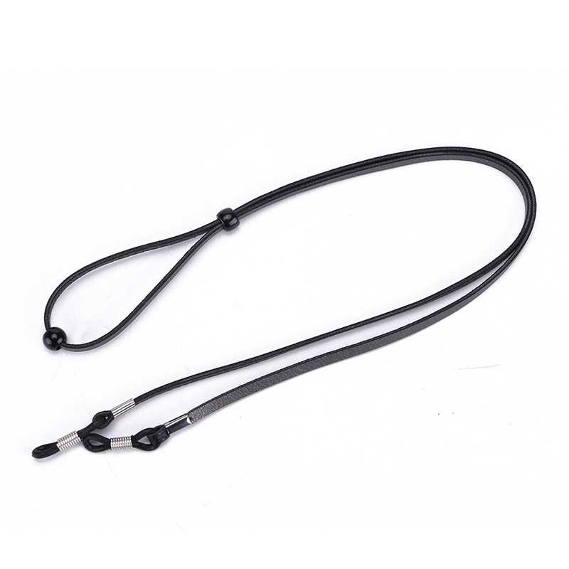 Adjustable PU Leather Eyeglasses Chains Reading Glasses Lanyard Strap Sunglasses Link Chain Holder Wholesale