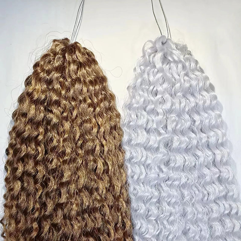 Wholesale of large-sized synthetic fibers, Brazilian curly and extra long African twisted curly crochet hair