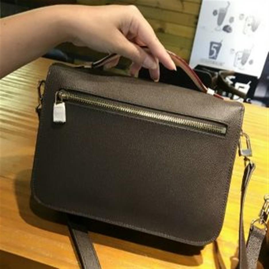 أزياء حقيبة اليد المصنوعة من الجلد الأصلي أكياس الكتف M40780279F