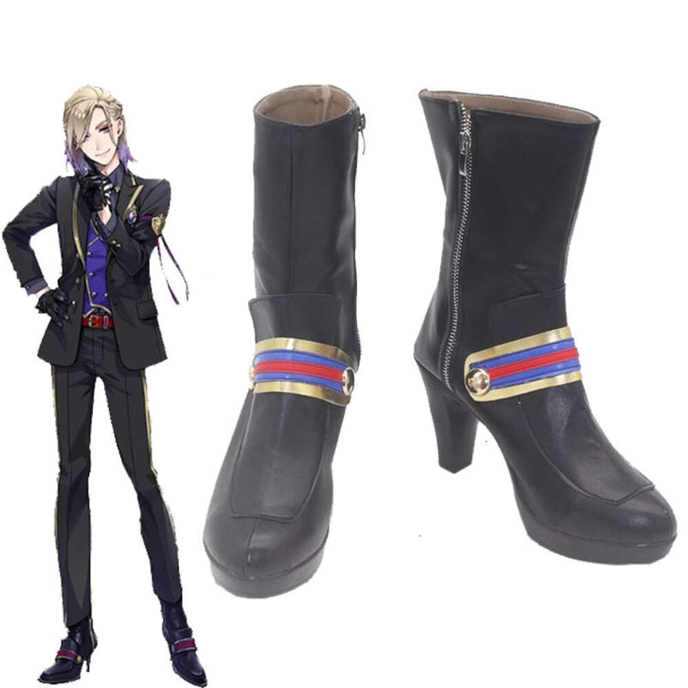 Twisted Wonderland Vil Schoenheit Cosplay Shoes Pomefiore Fairest One Of All Game And Anime Short Boots