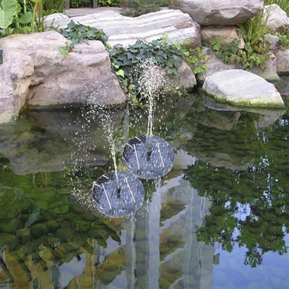 Solar Fountain Solar Water Fountain Pump för Garden Pool Pond Watering Outdoor Panel Pumps Kit för Drop 2164